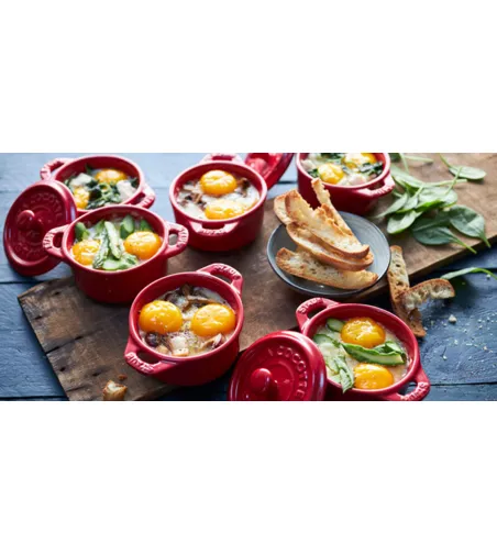 Set 4 Mini Cocotte Rotonda - Staub