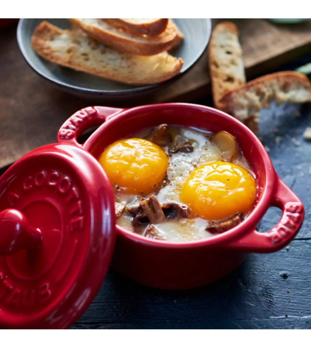Set 4 Mini Cocotte Rotonda - Staub