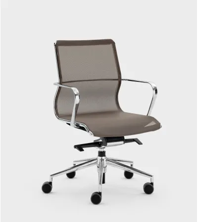Sillón Semidirectivo Omega con Respaldo de Malla - Viganò...