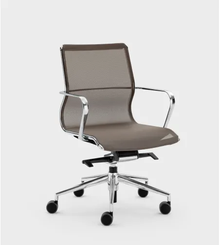 Poltrona Semidirezionale in Tela Omega - Viganò Office