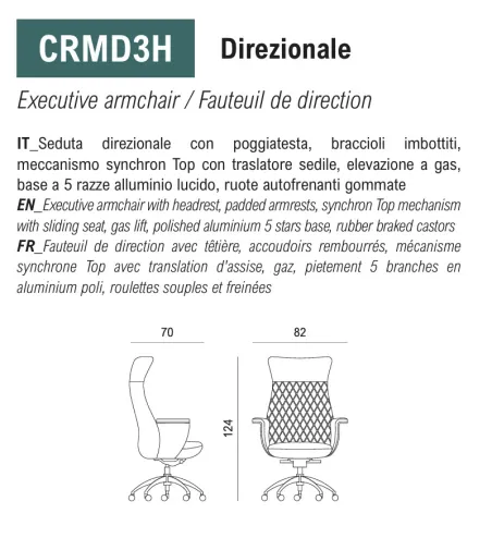 Viganò Office - Charme Executive Armchair