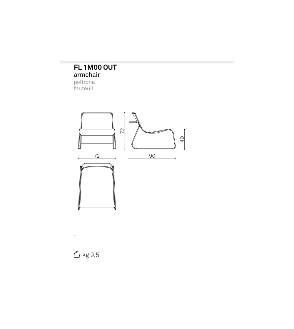 Flow Out Sessel - True