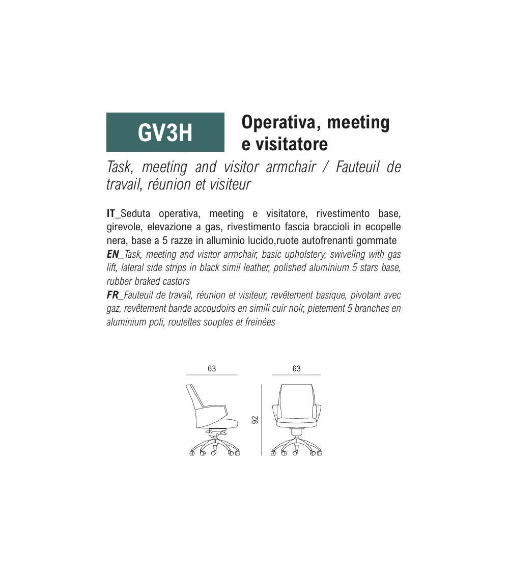 Viganò Office - Grace Armchair