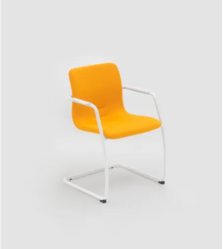 Viganò Office - Queen 2022 Chair with Skid Frame