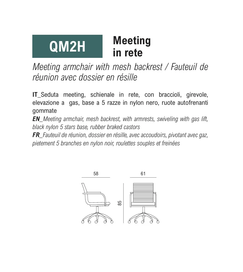 Viganò Office - Queen Mesh Office Chair