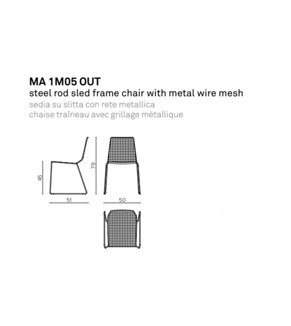 Lot 4 Chaises Marina Out MA 1M05 - True