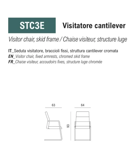 Silla Star con Estructura Antideslizante - Viganò Office