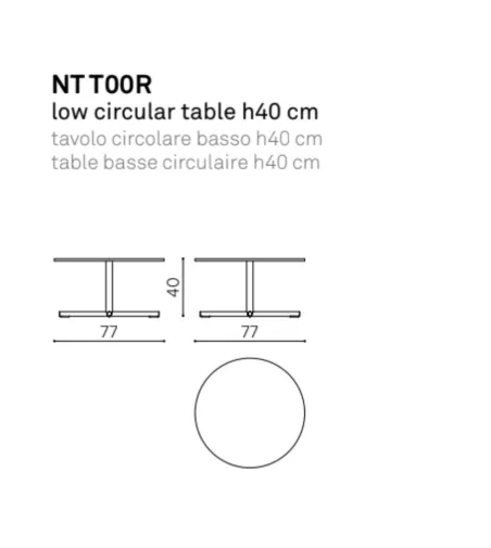 Table Basse Circulaire Notable - True