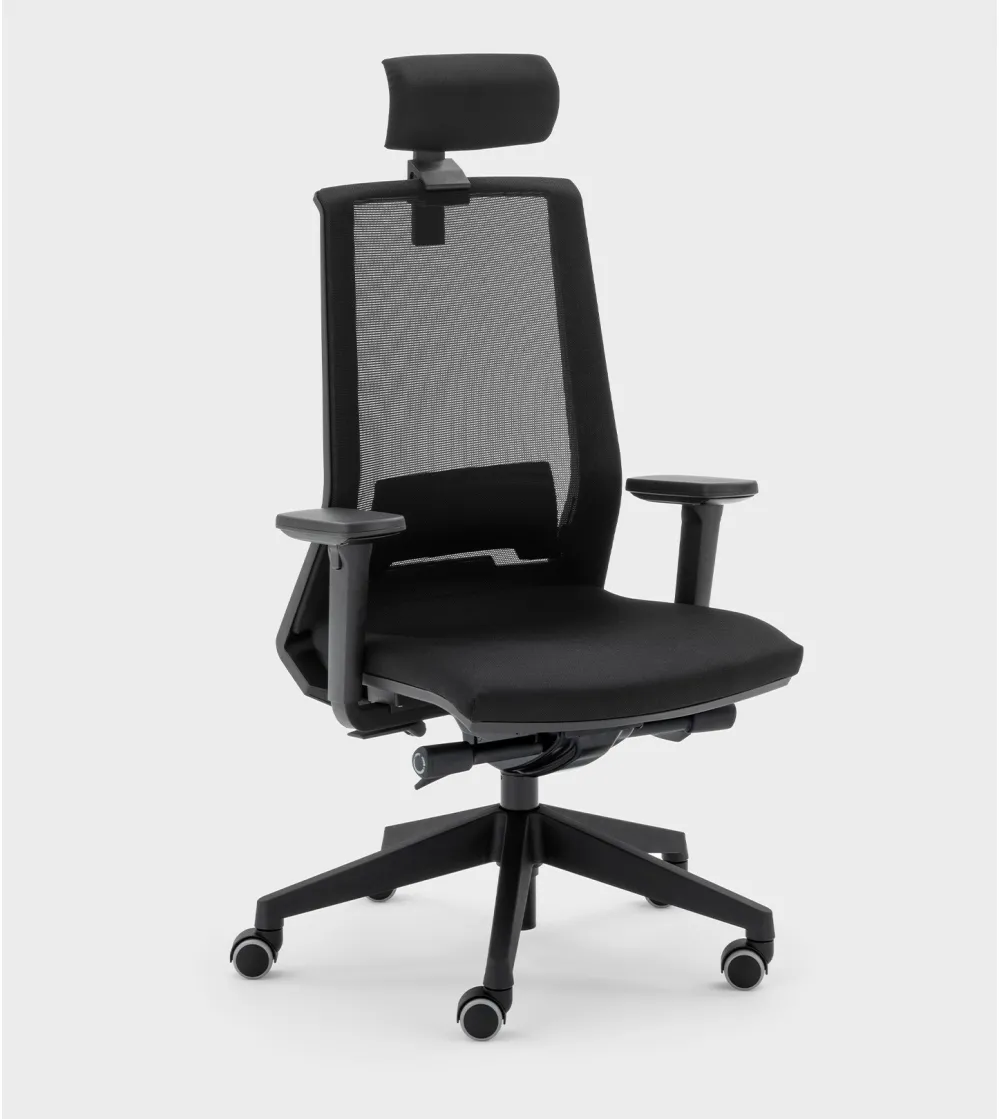 Fauteuil de Direction Time avec Dossier en Résille - Viganò Office