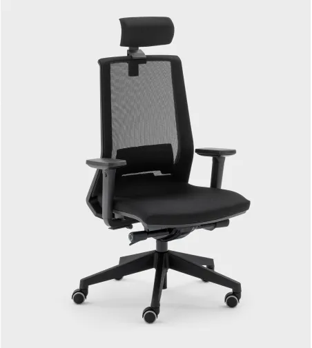 Fauteuil de Direction Time avec Dossier en Résille - Viganò Office