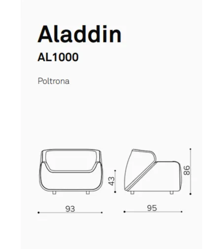 Poltrona Aladdin - True