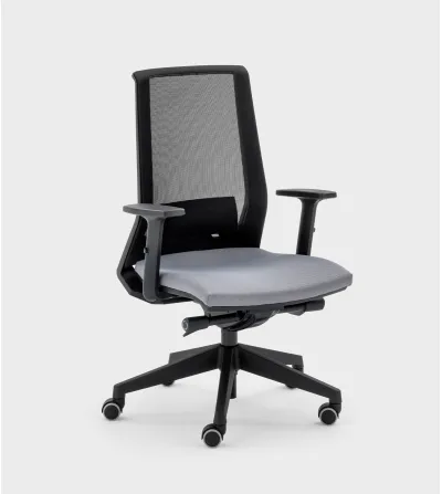 Poltrona Semidirezionale in Tela Time - Viganò Office