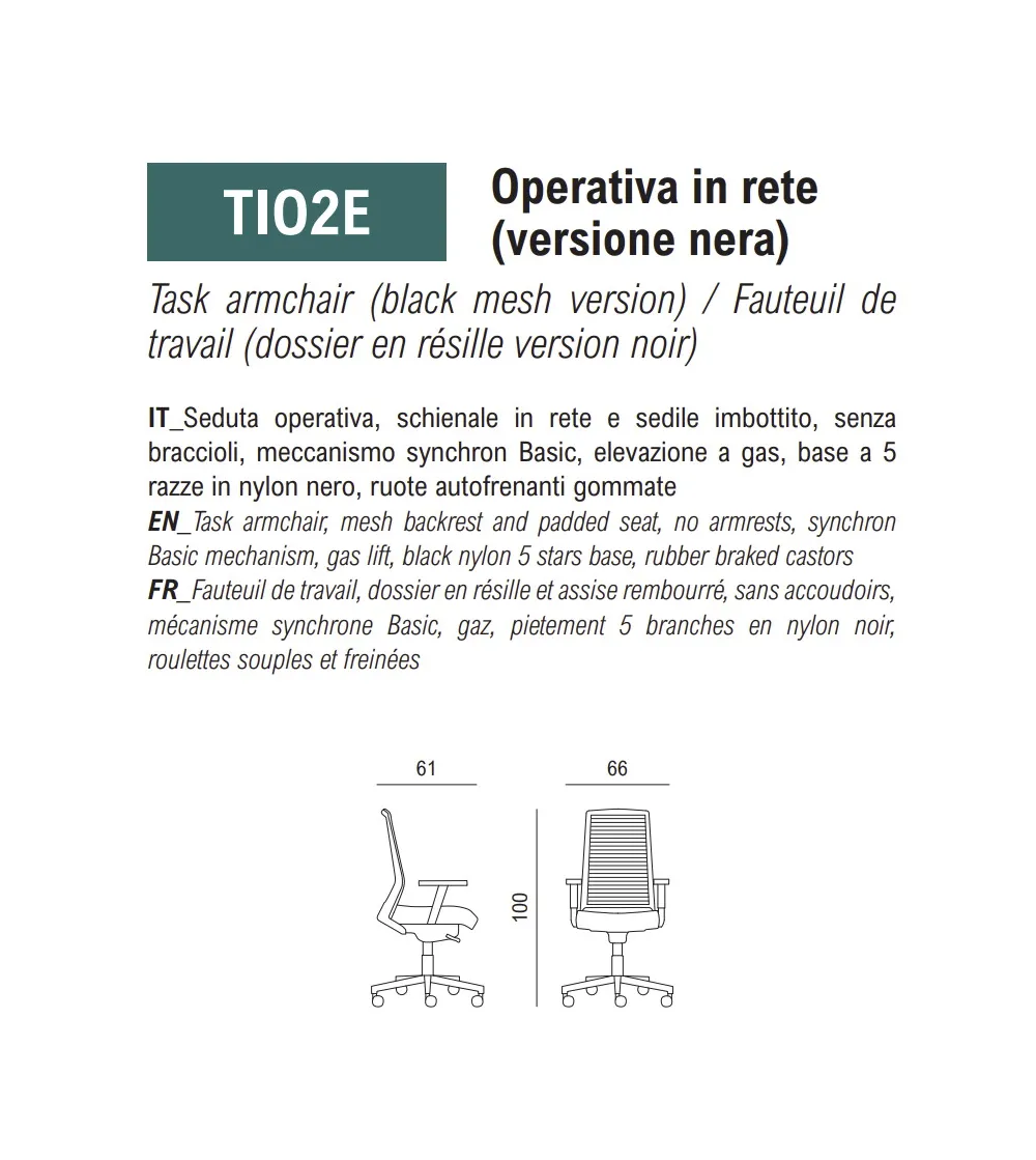Sillón Semidirectivo Time con...
