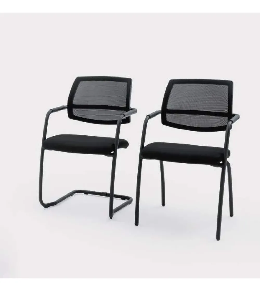 Viganò Office - Time Chair with Skid...