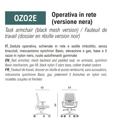 Viganò Office - Ozium Bürostuhl