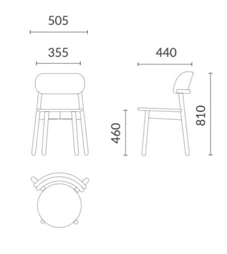 Alma Design - Minnie Wooden Chair