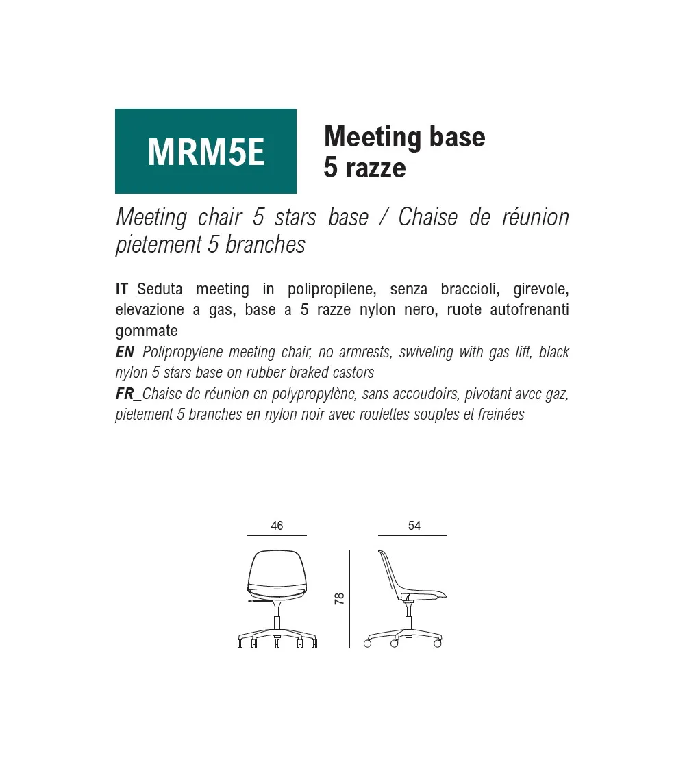 Sedia da Ufficio Mary - Viganò Office