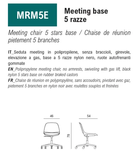 Chaise de Bureau Mary - Viganò Office