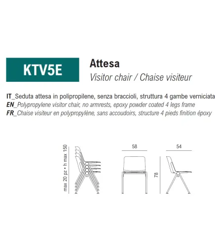 Silla Kate - Viganò Office