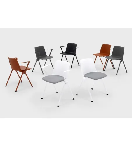 Viganò Office - Kate Chair with Armrests