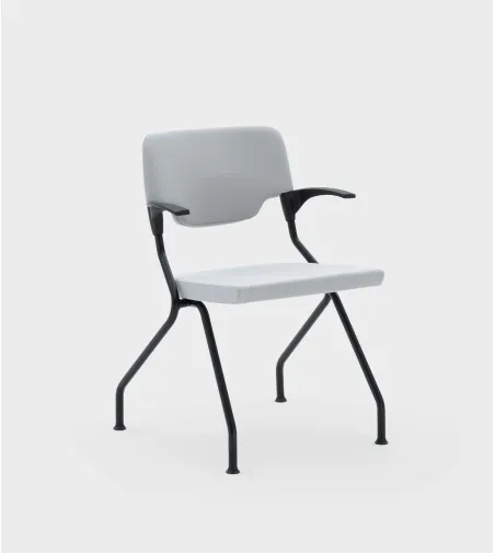 Chaise Madam Collettività avec Dossier Rembourré - Viganò Office