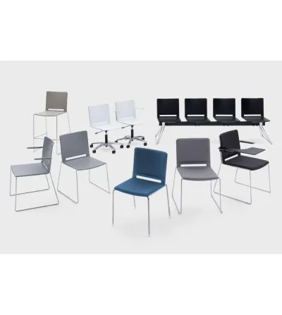 Silla Daisy con Estructura Antideslizante - Viganò Office 2