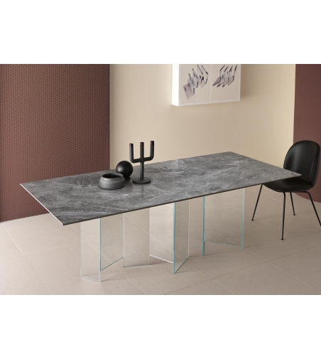 Metropolis Ceramic Table Tonelli Design