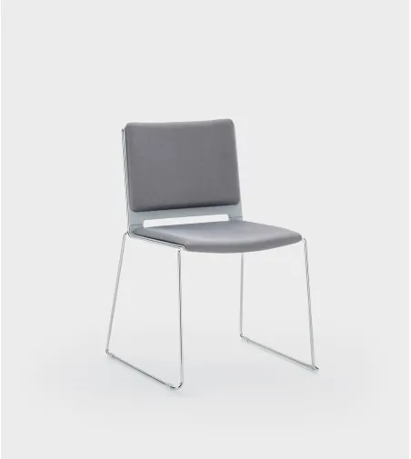Silla Acolchada Daisy con Estructura Antideslizante - Viganò Office