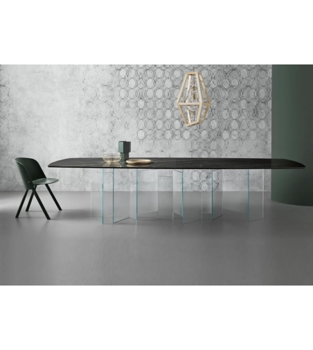 Metropolis Ceramic Table Tonelli Design