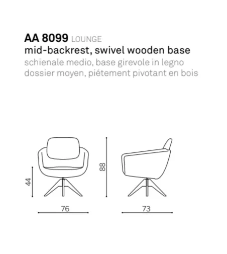 Fauteuil Arca AA 8099 - True