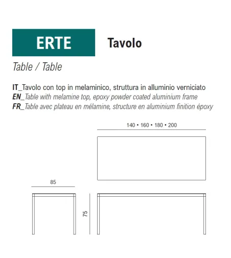 Mesa de Oficina Ermes - Viganò Office