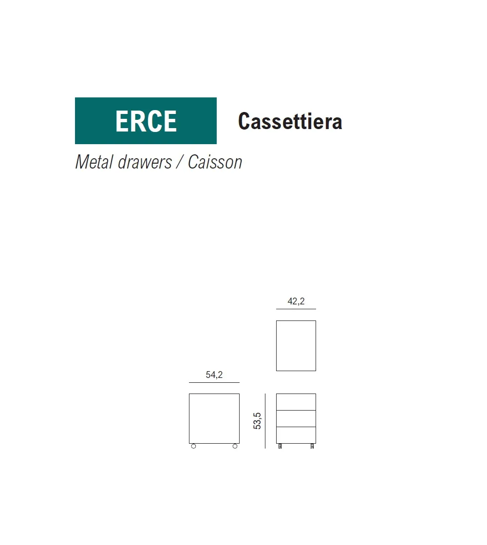 Cajonera Ermes - Viganò Office