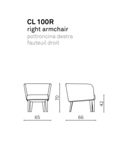 Sillón CL 100R - True