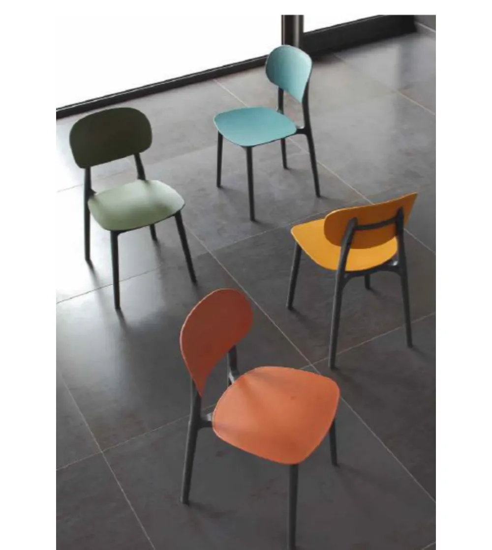 Ensemble De 4 Chaises Fly Color - La...