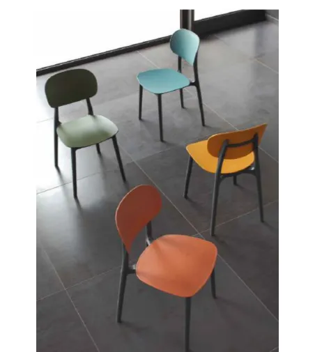 Ensemble De 4 Chaises Fly Color - La Seggiola