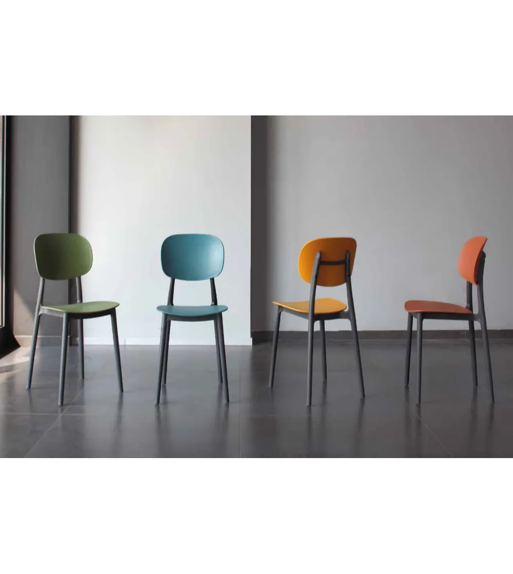Set 4 Sedie Fly Color - La Seggiola