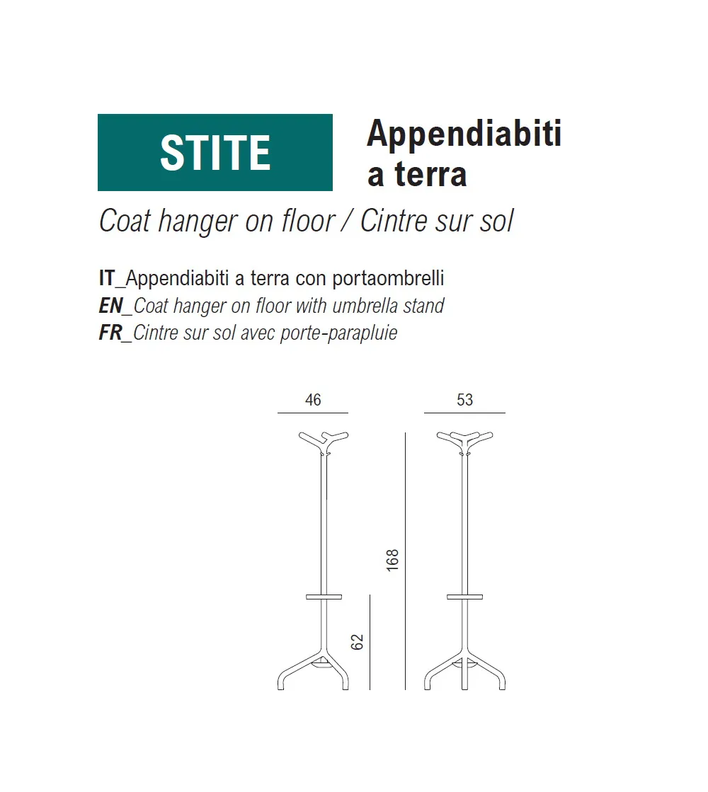 Portemanteau Stilo - Viganò Office