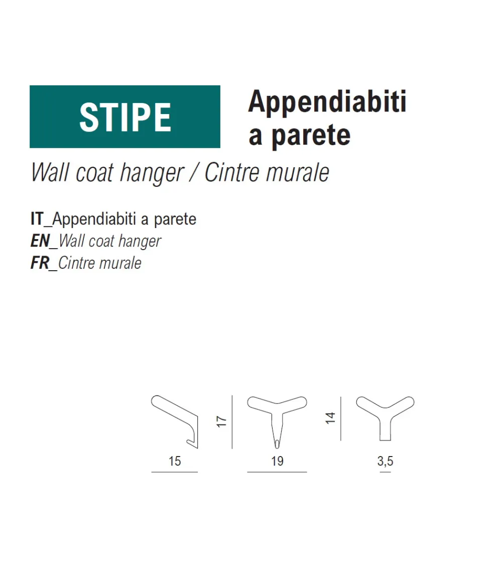 Viganò Office - Stilo Wandhalter