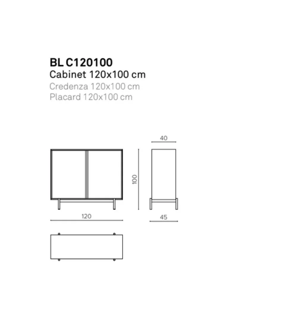 Sideboard BL C120100 - True