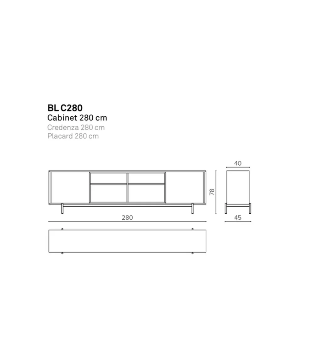 Blade BL C280 Sideboard - True