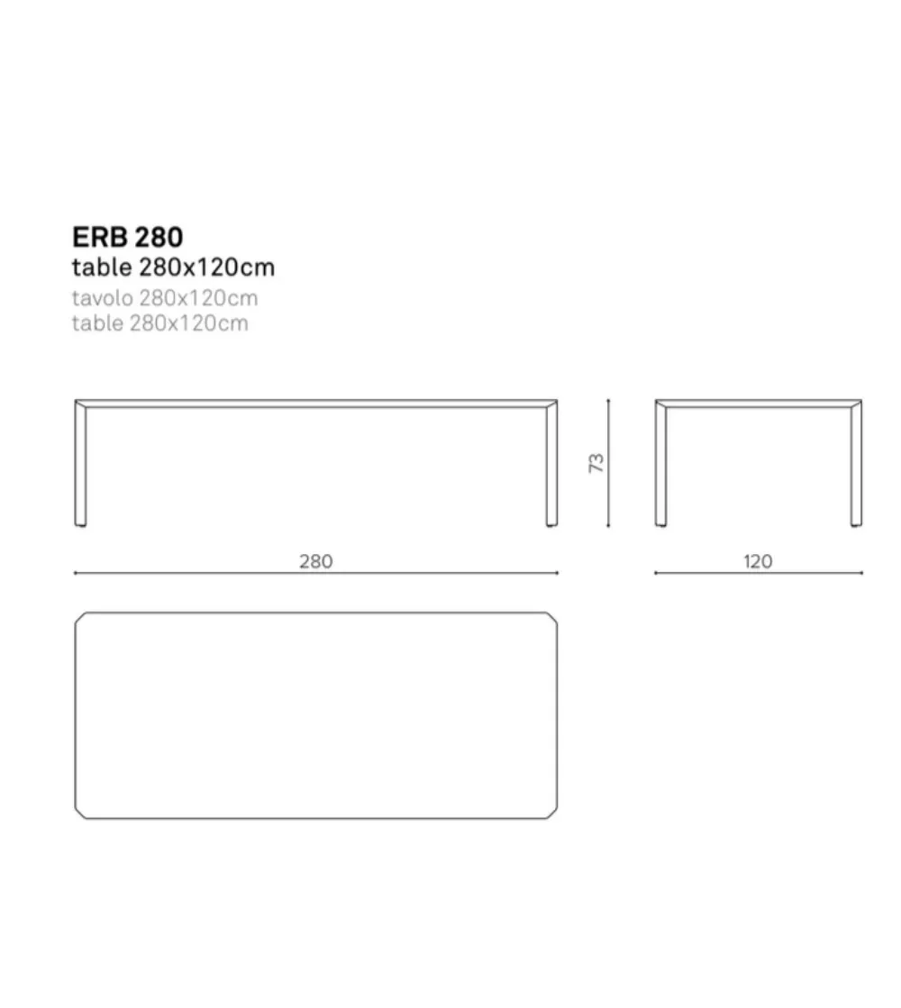 Ermete ER 280 Table - True