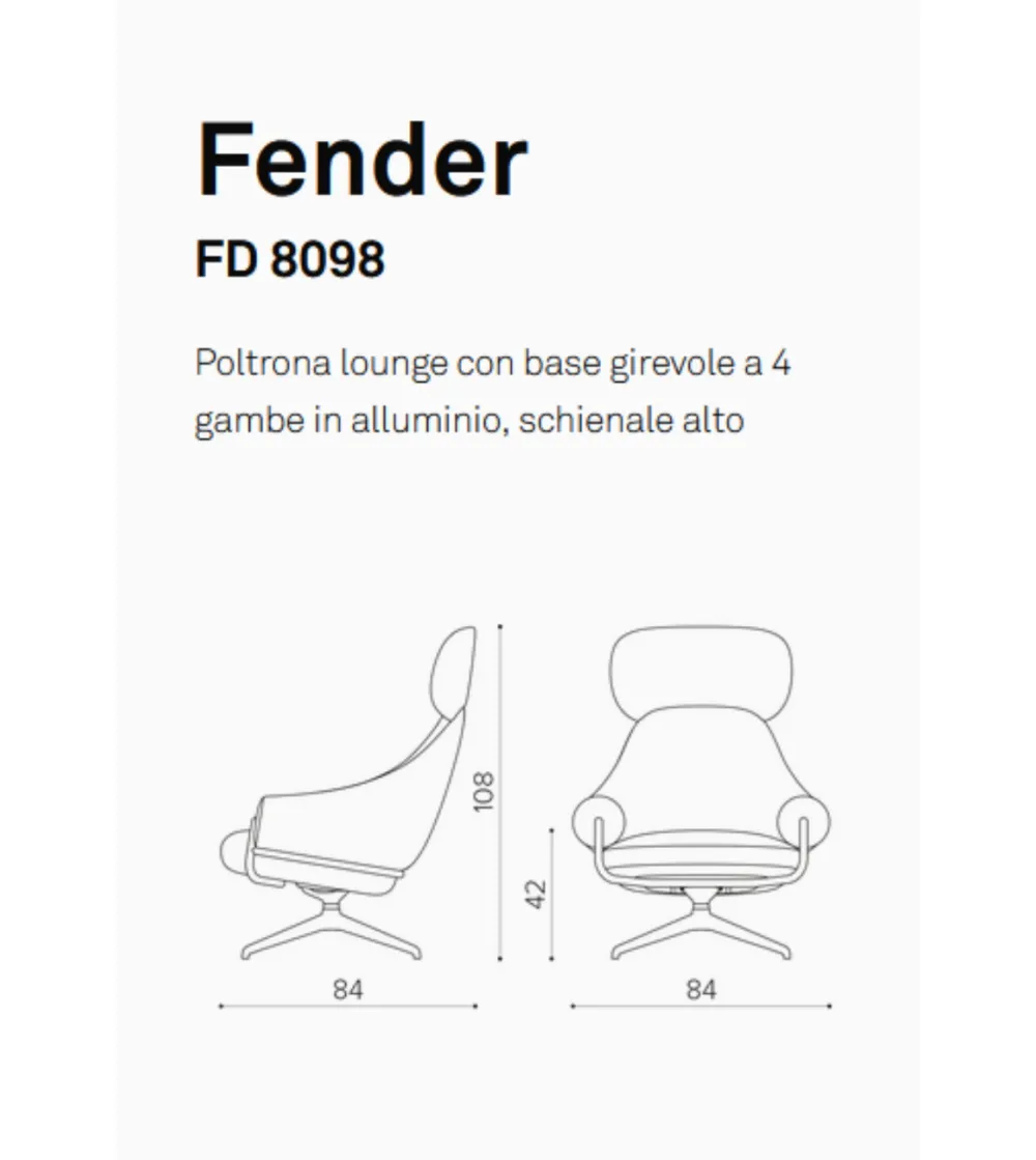 Fender FD 8098 Sessel - True