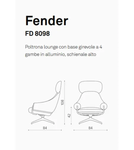 Fender FD 8098 Armchair - True