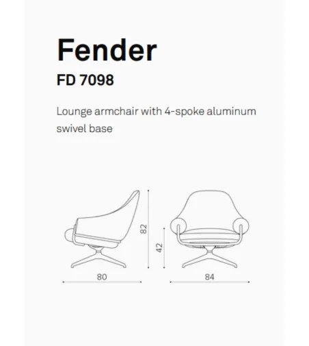 Poltrona Fender FD 7098 - True