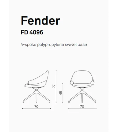 Sedia Fender FD 4096 - True