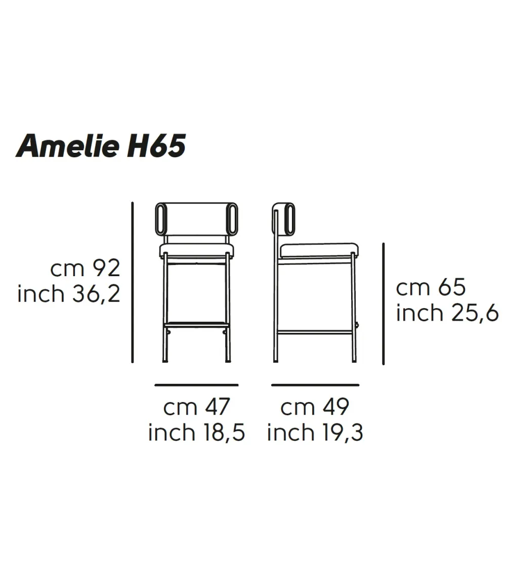 Tabouret Amelie - Midj