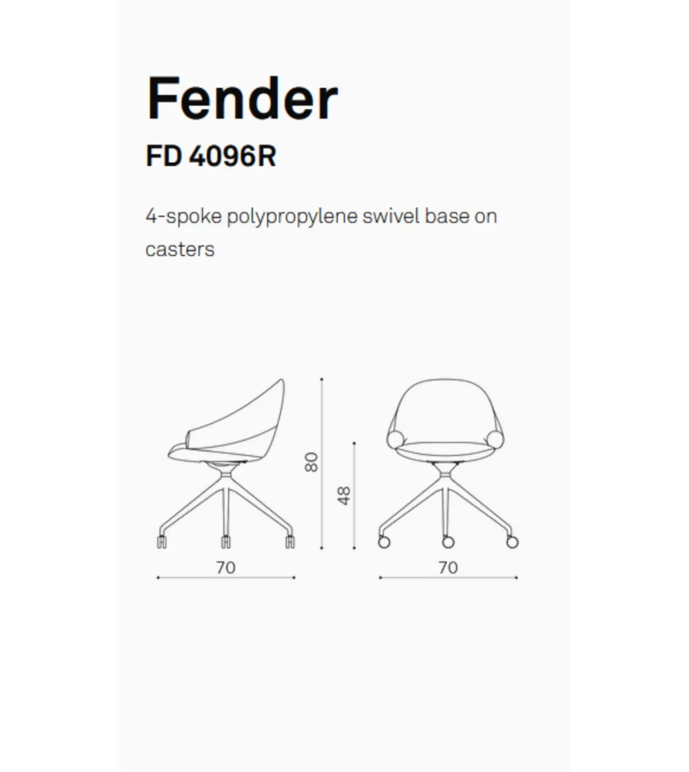 Fender FD 4096R Stuhl - True