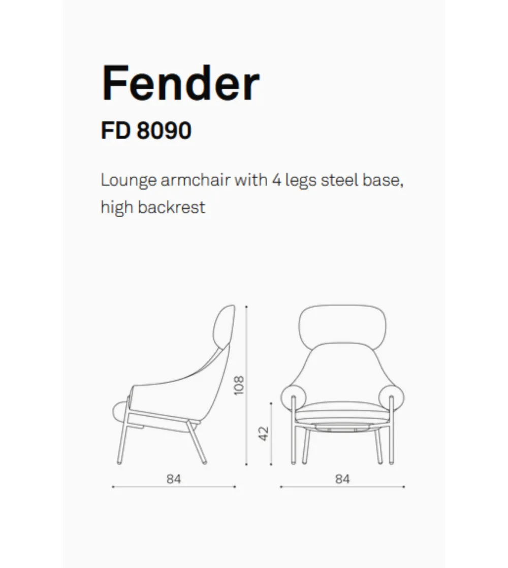 Poltrona Fender FD 8090 - True