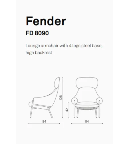 Fender FD 8090 Sessel - True