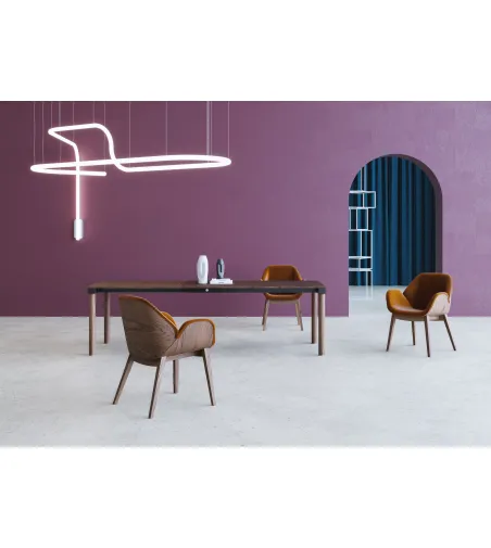 Alma Design - Ausziehbarer Puntoquadro-Tisch